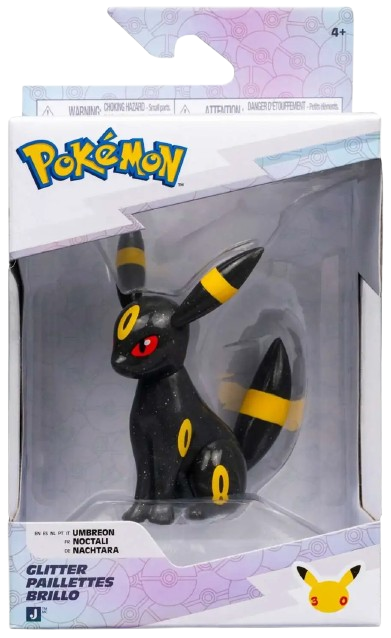 Pokemon 30th Anniversary - 3" Glitter Battle Figure