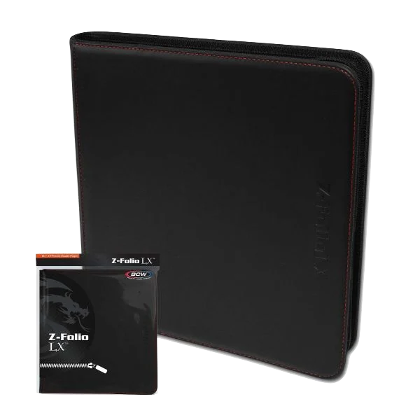 Z-Folio 12-Pocket LX Album - Black