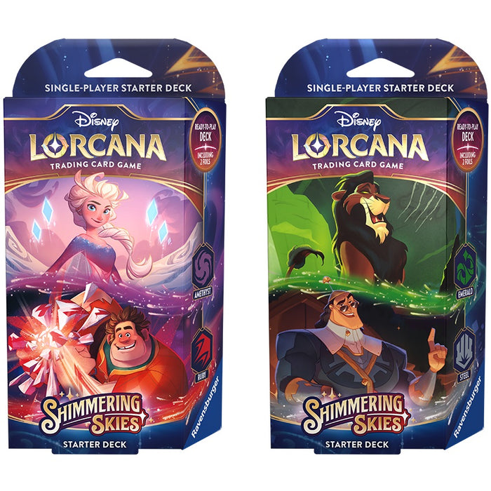 Disney Lorcana TCG: Shimmering Skies - Starter Deck Carton (8)