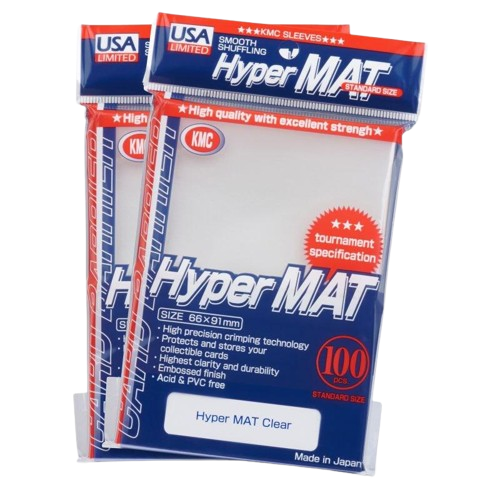 Hyper Matte Clear Card Sleeves (100ct)