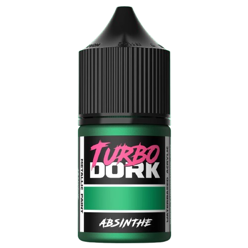 Turbo Dork Paints: Absinthe Metallic Acrylic Paint 22ml Bottle