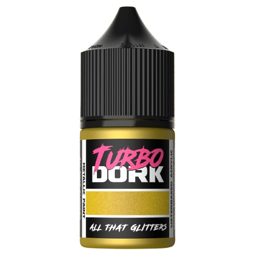 Turbo Dork Paints: All That Glitters Metallic Acrylic Paint 22ml Bottle