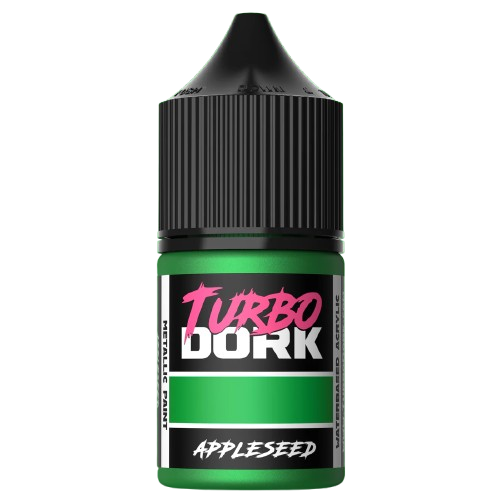 Turbo Dork Paints: Apple Seed Metallic Acrylic Paint 22ml Bottle