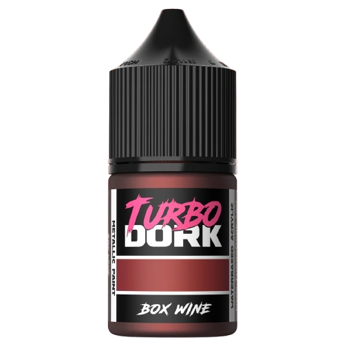 Turbo Dork Paints: Box Wine Metallic Acrylic Paint 22ml Bottle
