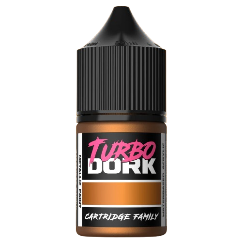 Turbo Dork Paints: Cartridge Family Metallic Acrylic Paint 22ml Bottle