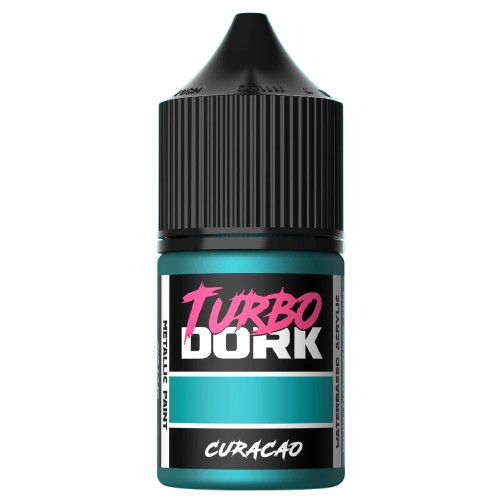 Turbo Dork Paints: Curacao Metallic Acrylic Paint 22ml Bottle
