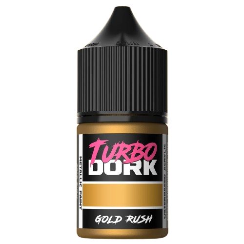 Turbo Dork Paints: Gold Rush Metallic Acrylic Paint 22ml Bottle