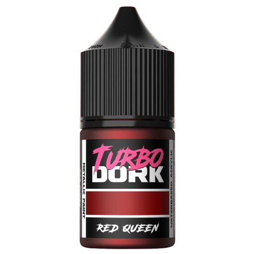 Turbo Dork Paints: Red Queen Metallic Acrylic Paint 22ml Bottle