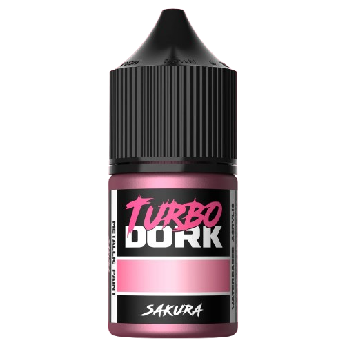 Turbo Dork Paints: Sakura Metallic Acrylic Paint 22ml Bottle