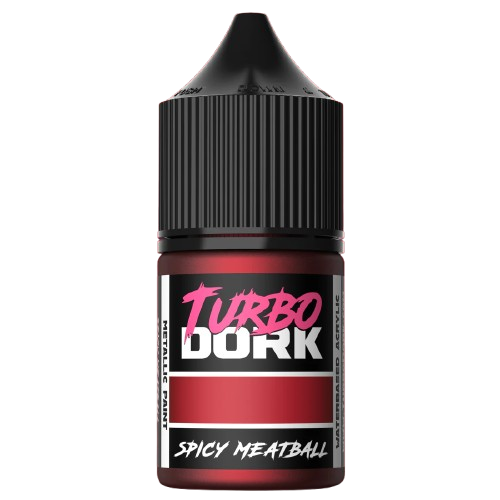 Turbo Dork Paints: Spicy Meatball Metallic Acrylic Paint 22ml Bottle
