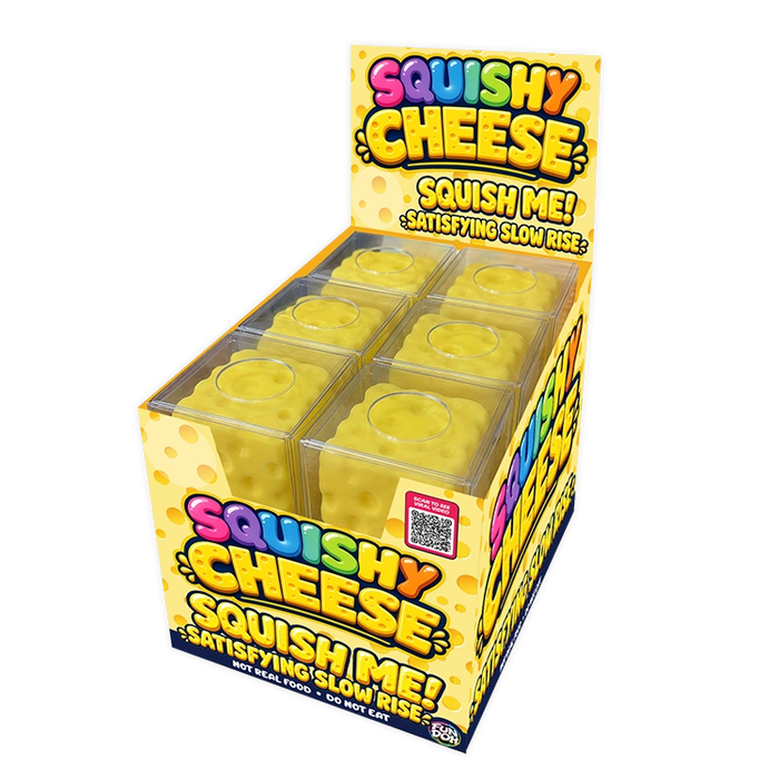 Fun Doh Slow-Rise Cheese Sensory Squishy Toy