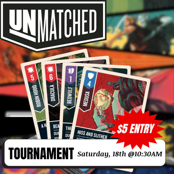 Unmatched Tournament @ Gamezenter (Jul 18) - Ticket