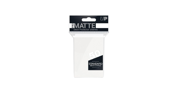 Ultra Pro: Deck Protectors - White Matte 50ct