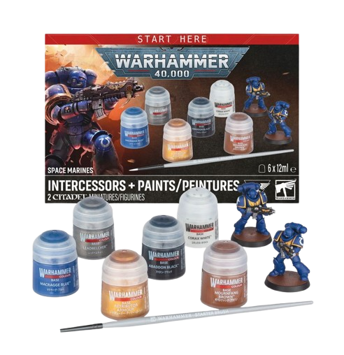 Space Marines: Intercessors + Paints
