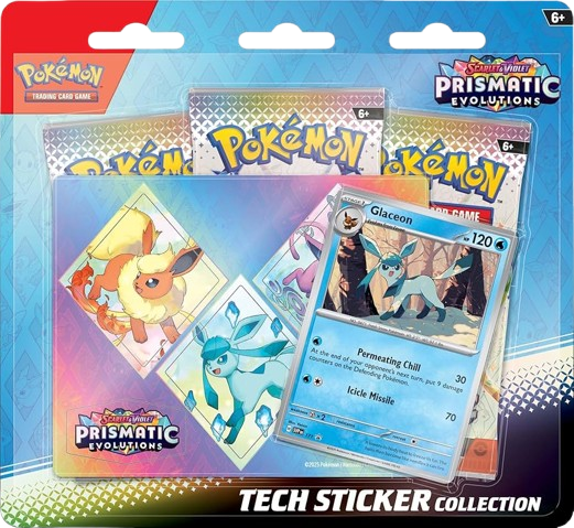 Pokemon TCG: Scarlet and Violet - Prismatic Evolutions - Tech Sticker Collection