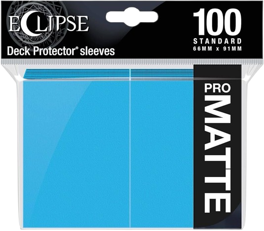 Eclipse Matt Standard Sleeves: Sky Blue