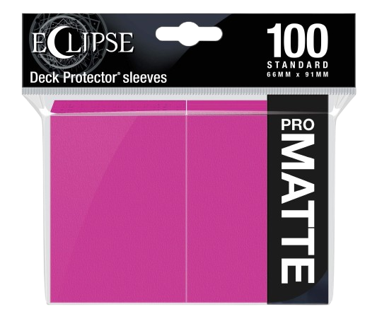 Eclipse Matt Standard Sleeves: Hot Pink