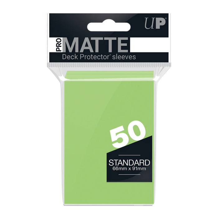 Ultra Pro-Matte Deck Protector Pack: Light Green