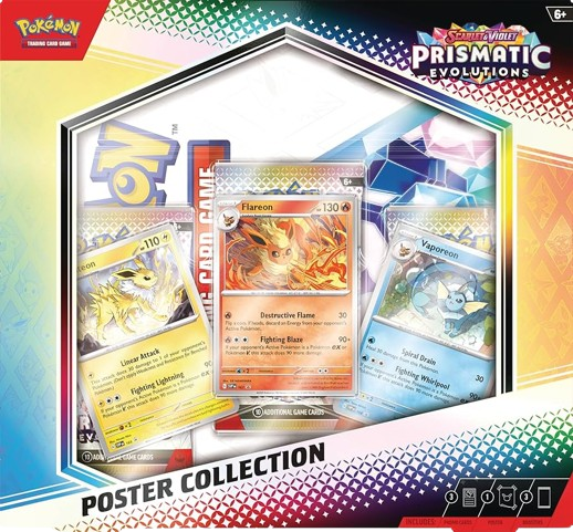 Pokemon TCG: Scarlet and Violet - Prismatic Evolutions - Poster Collection