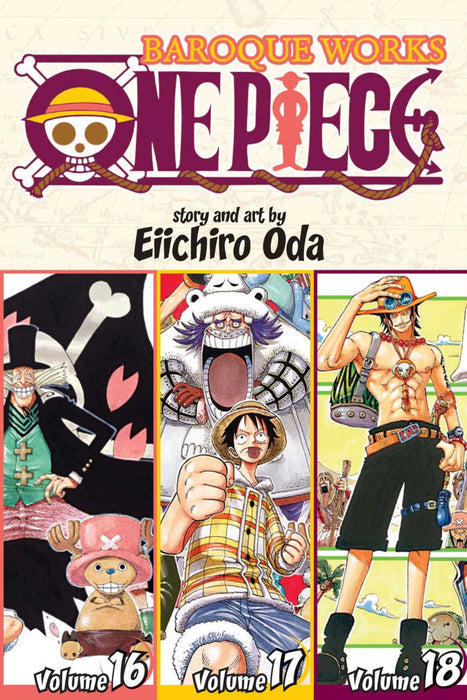 One Piece (Omnibus Edition) Vol. 6: Baroque Works Vols. 16-17-18