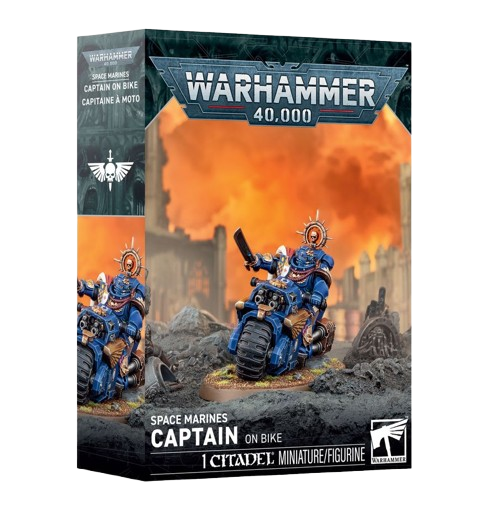 WH40K: Space Marines - Captain on Bike