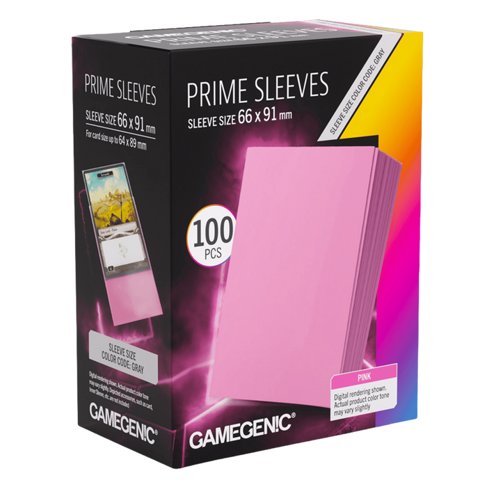 Gamegenic: Prime Sleeves Pink 66x91