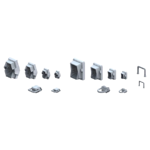 Gundam: Builders Parts: HD: Non Scale Mobile Suit Detail 01