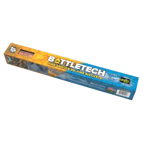 Battletech: Battle Mat - Fire and Ice 05: Fire Rivulets