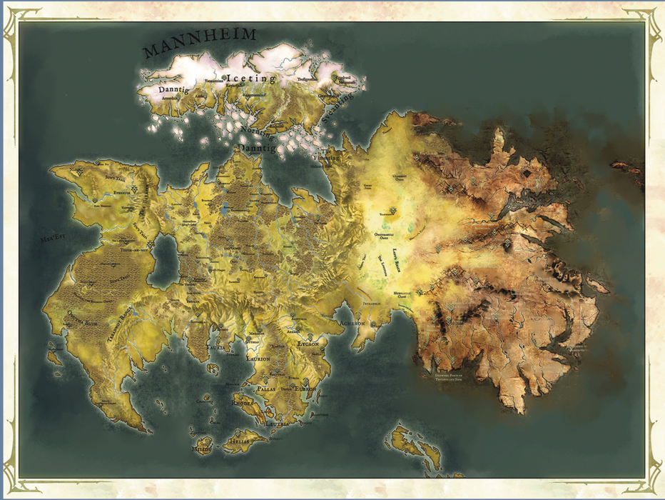 Conquest - Cloth Map of Alektria