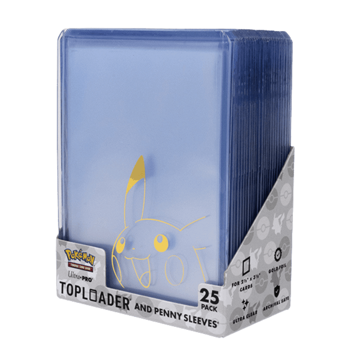 Pikachu Toploader and Penny Sleeves 25Ct