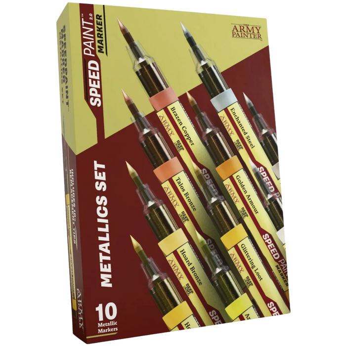 The Army Painter: Speedpaint 2.0 Marker - Metallics Set (10ct)