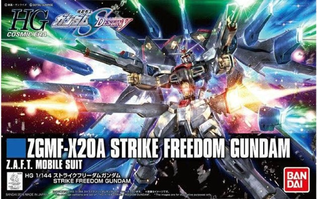 Gunpla ZGMF-X20A Strike Freedom HG 1/144