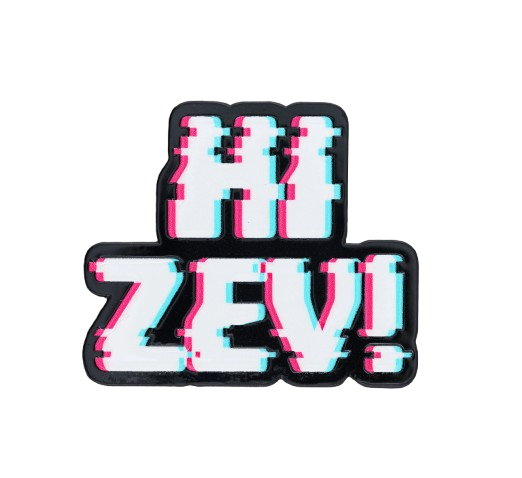 Dungeon Crawler Carl: Hi Zev! Glitch Enamel Pin