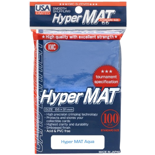 Hyper Matte Aqua Card Sleeves (100ct)