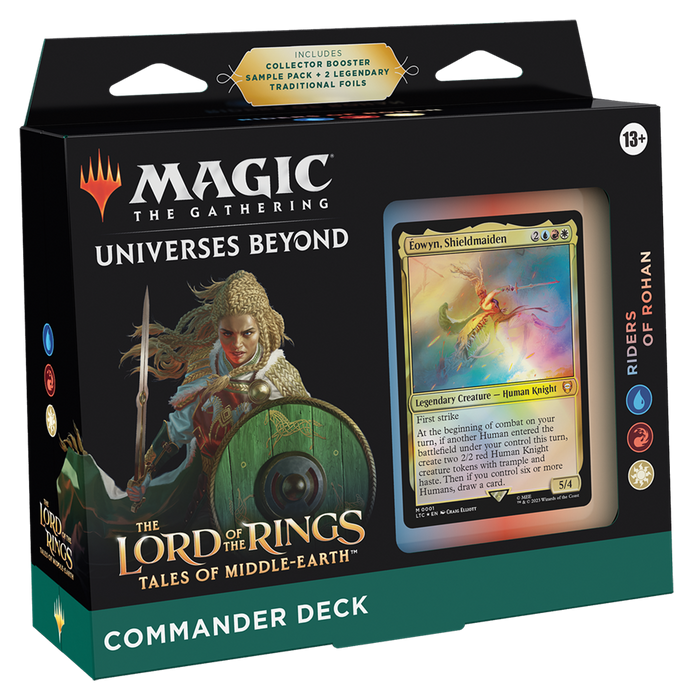 Magic the Gathering CCG: Lord of the Rings Commander Deck Carton (4)