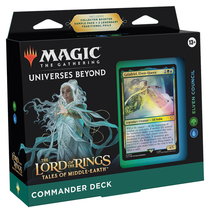 Magic the Gathering CCG: Lord of the Rings Commander Deck Carton (4)