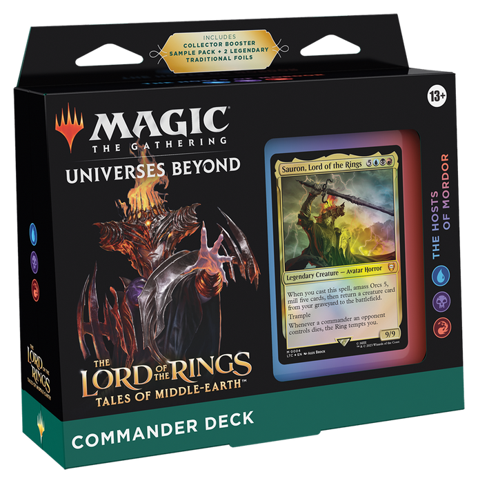 Magic the Gathering CCG: Lord of the Rings Commander Deck - The Hosts of Mordor