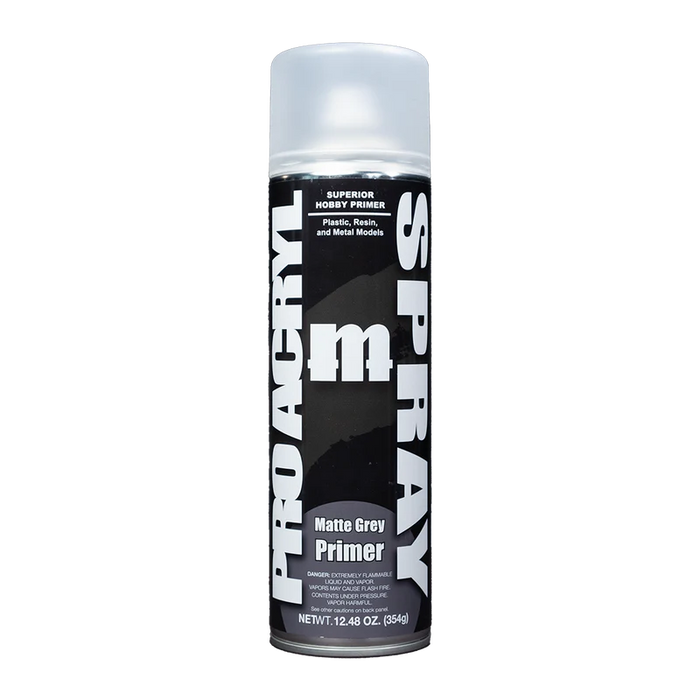 Pro Acryl Spray: Matte Grey Primer