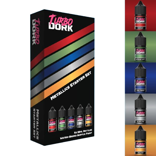 Turbo Dork Paints: Metallics Starter Box