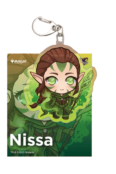MTG Acrylic Plainswalkers Keychain - Nissa
