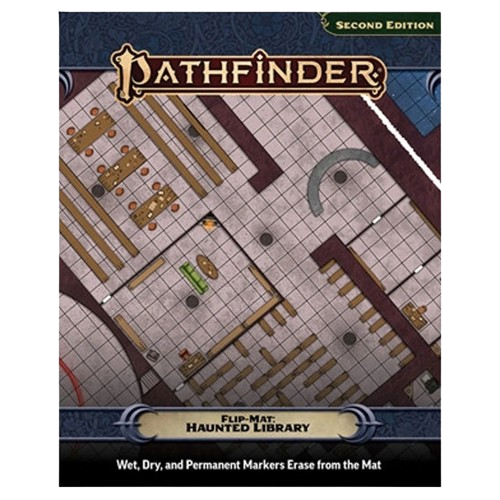 Pathfinder 2E: Flip-Mat: Haunted Library