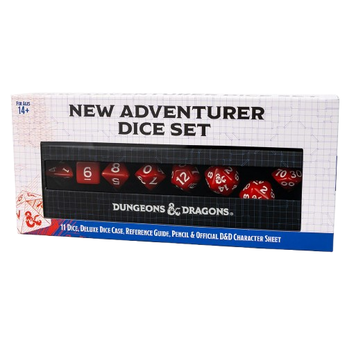 D&D New Adventurer Set - Red Dice
