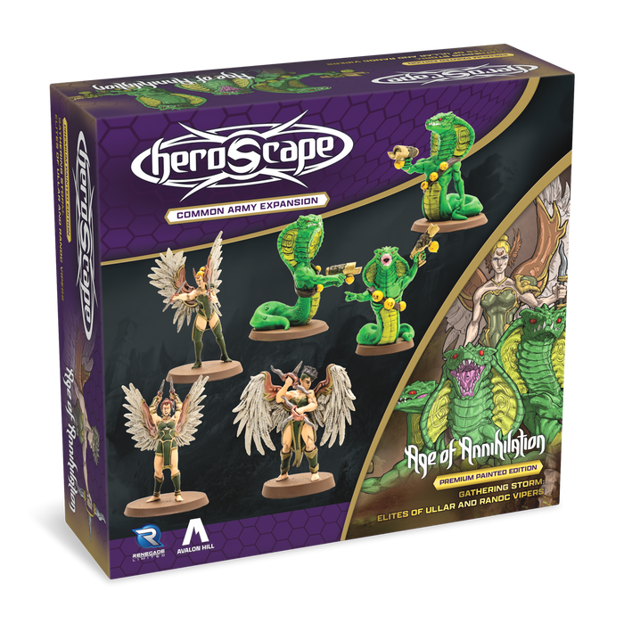 Heroscape: Elites of Ullar and Ranoc Vipers Common Army Expansion Painted
