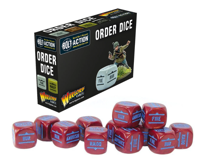 Bolt Action: Orders Dice Pack - Maroon