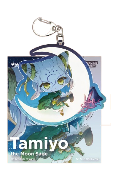 MTG Acrylic Li`l Walkers Keychain - Tamiyo The Moon Sage