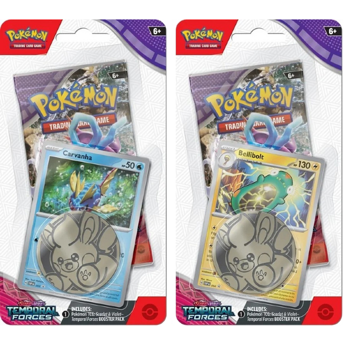 Pokemon TCG: Scarlet and Violet - Temporal Forces Checklane Blisters