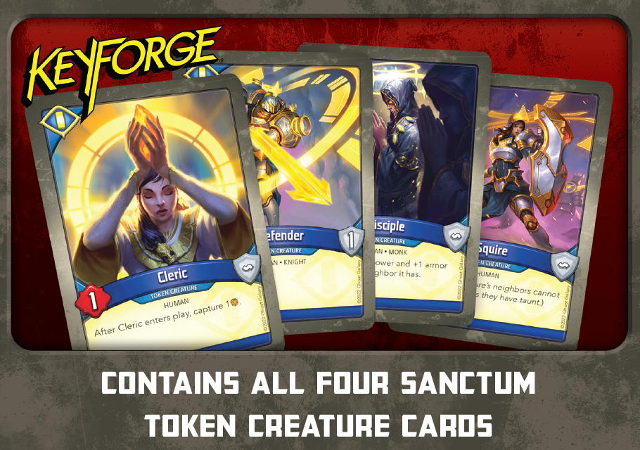 Keyforge - Token Creature Card Set (Sanctum)