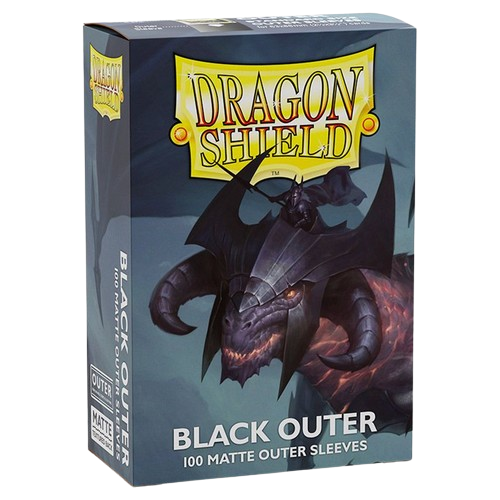 Dragon Shield Card Sleeves:Matte Black Outer Sleeves