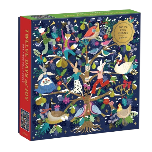 12 Days of Joy 500 Piece Foil Puzzle