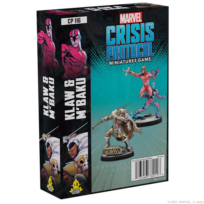 MARVEL: CRISIS PROTOCOL - KLAW and M`BAKU